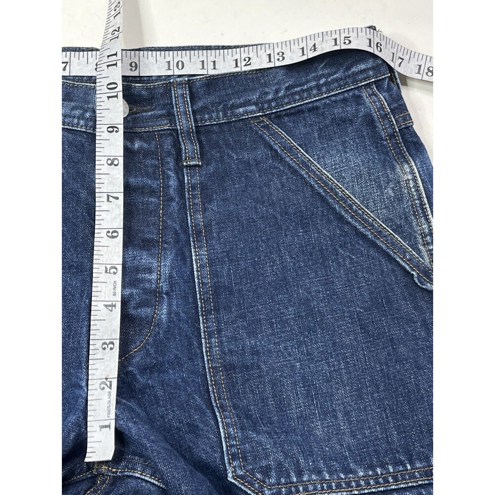 Wallace & Barnes J.Crew Carpenter Jeans 32x29 Denim Fatigue Utility Workwear - Picture 10 of 11